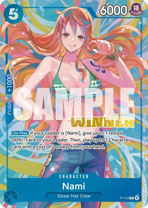 Nami, One Piece Promotion Cards P-112