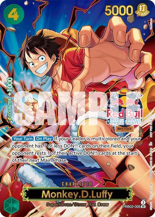 Monkey.D.Luffy, One Piece Promotion Cards PRB02-005