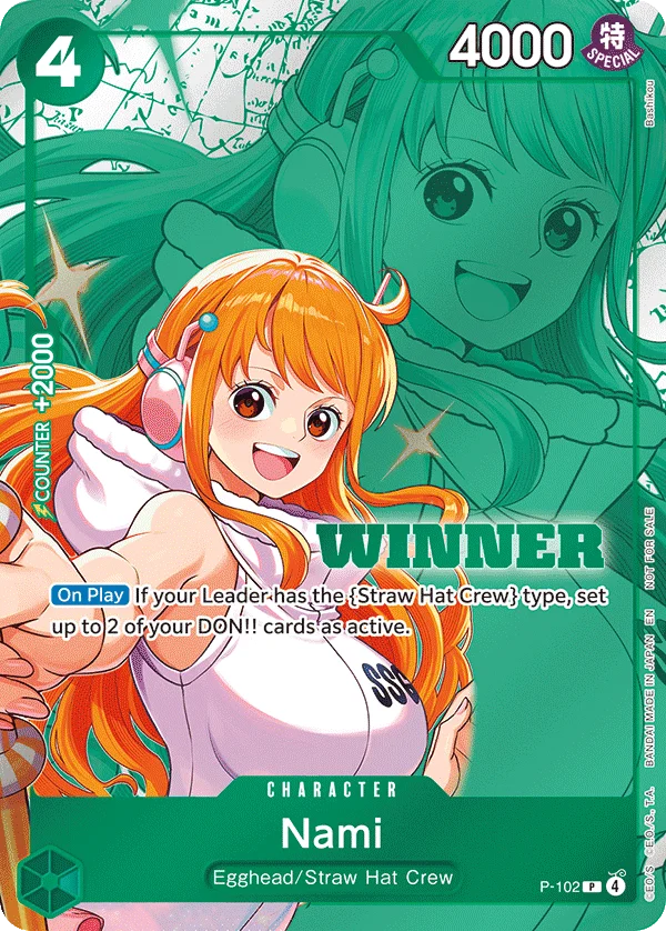Nami, One Piece Promotion Cards P-102