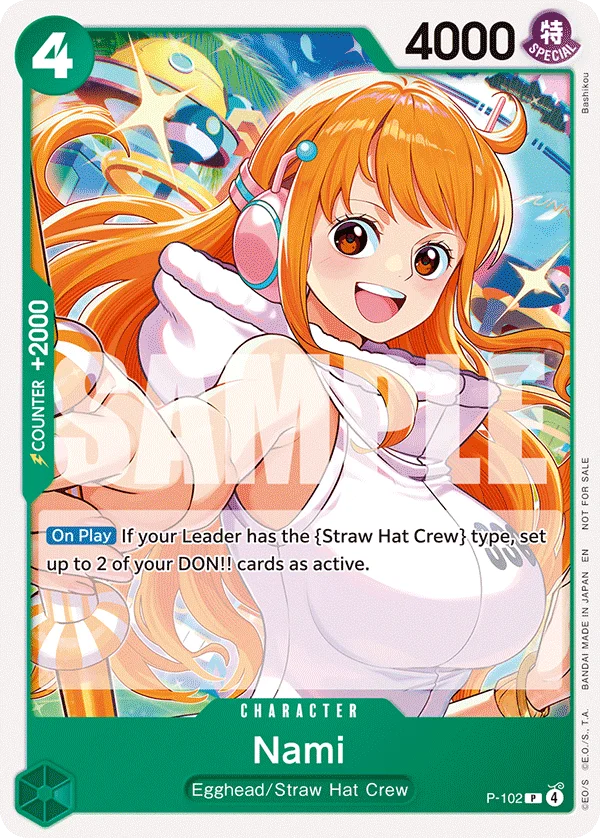 Nami, One Piece Promotion Cards P-102