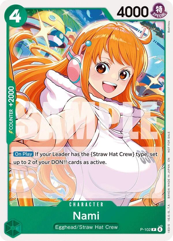 Nami, One Piece Promotion Cards P-102