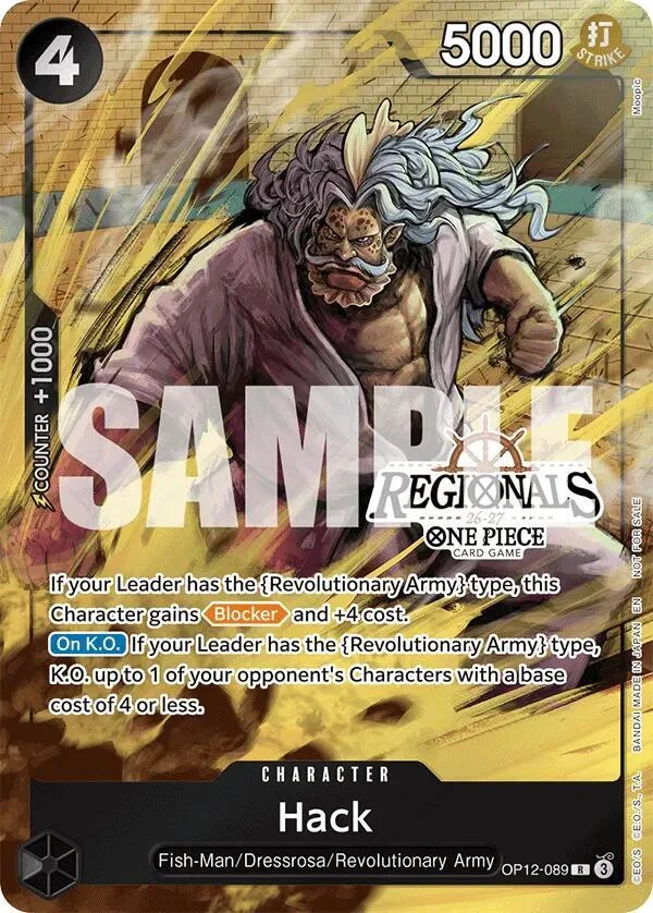Hack, One Piece Promotion Cards OP12-089