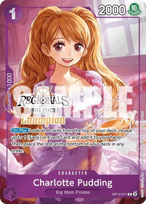 Charlotte Pudding, One Piece Promotion Cards OP12-071