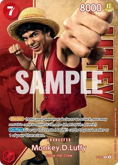 Monkey.D.Luffy, One Piece Promotion Cards P-140