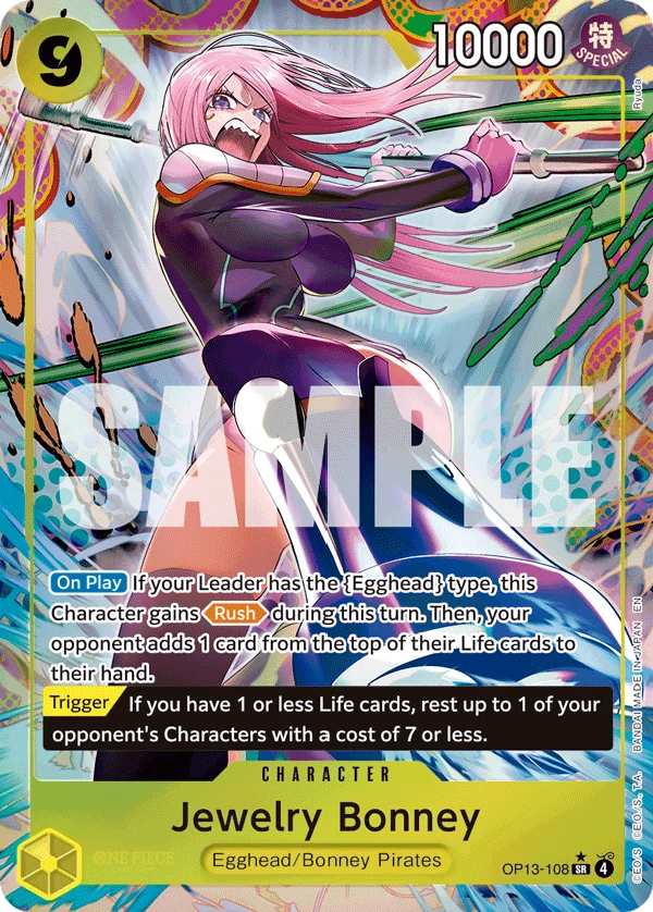 Jewelry Bonney, One Piece Promotion Cards OP13-108
