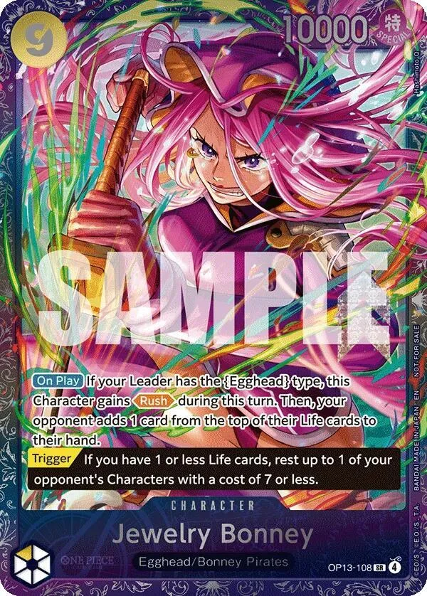 Jewelry Bonney, One Piece Promotion Cards OP13-108
