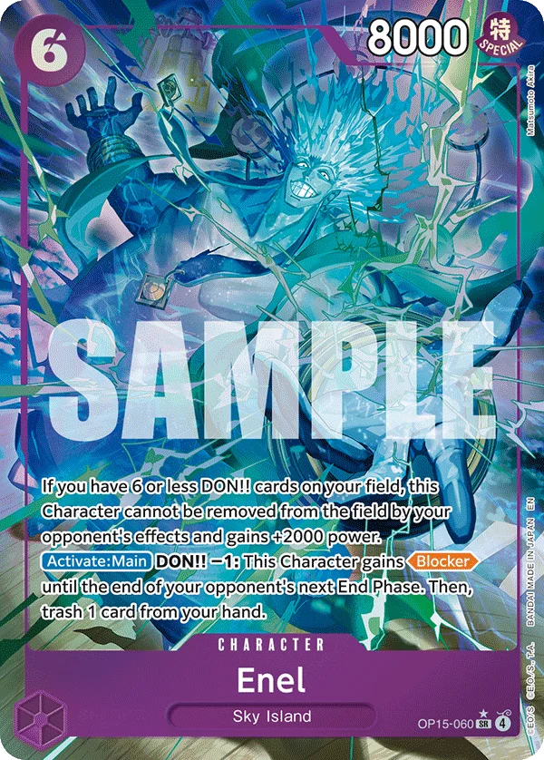 Enel, One Piece Promotion Cards OP15-060