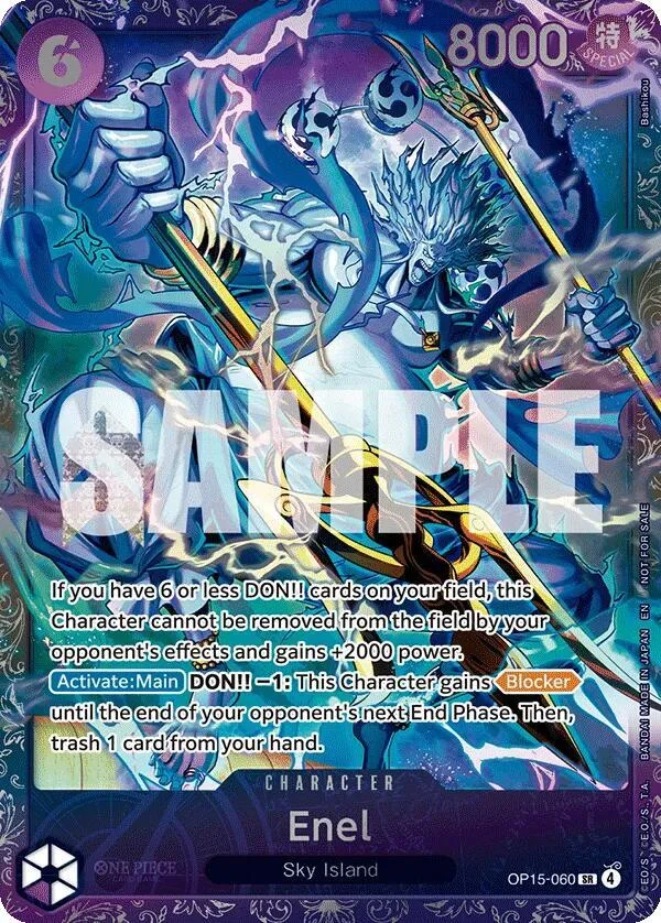 Enel, One Piece Promotion Cards OP15-060