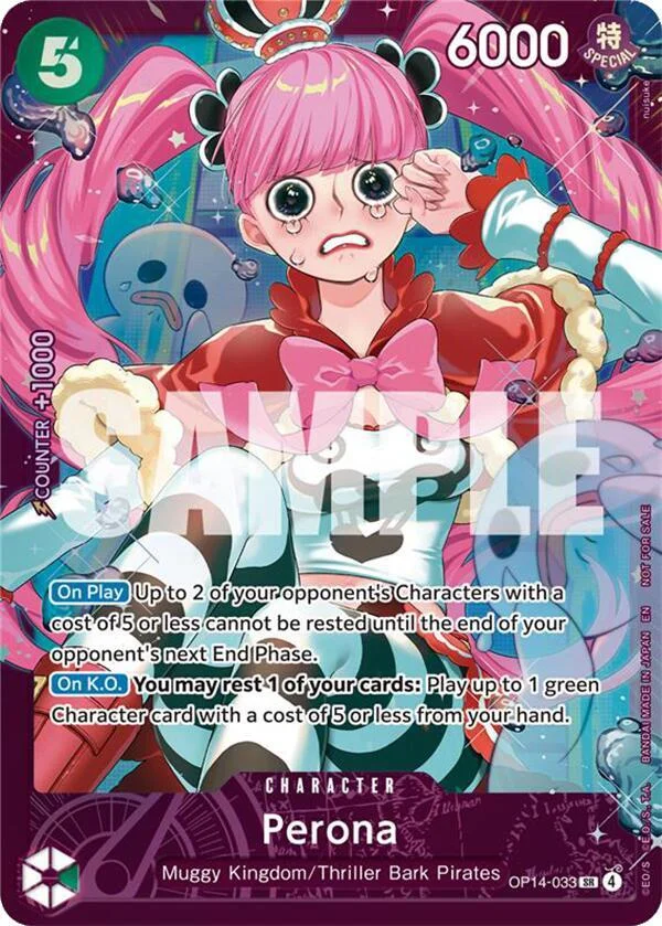Perona, One Piece Promotion Cards OP14-033