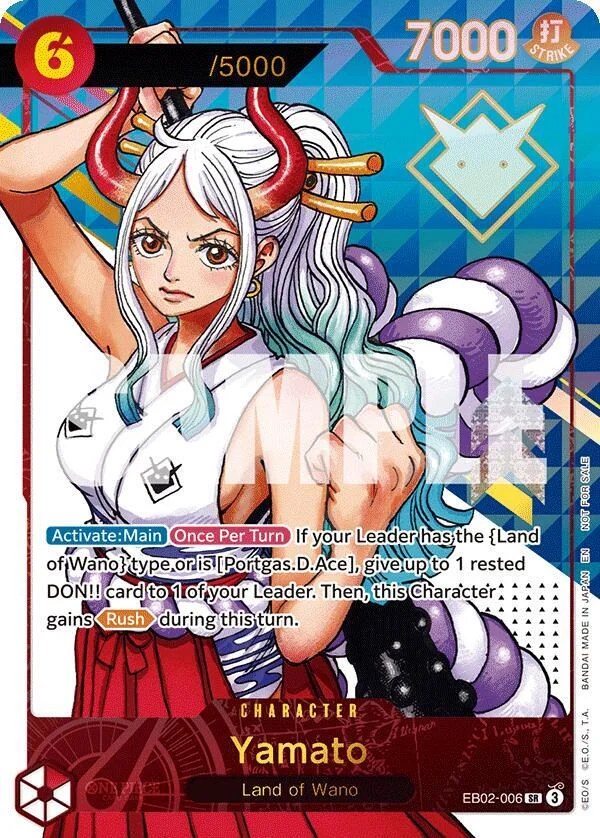 Yamato, One Piece Promotion Cards EB02-006