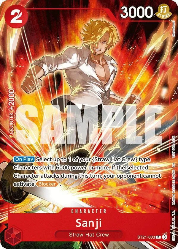 Sanji, One Piece Promotion Cards ST21-003