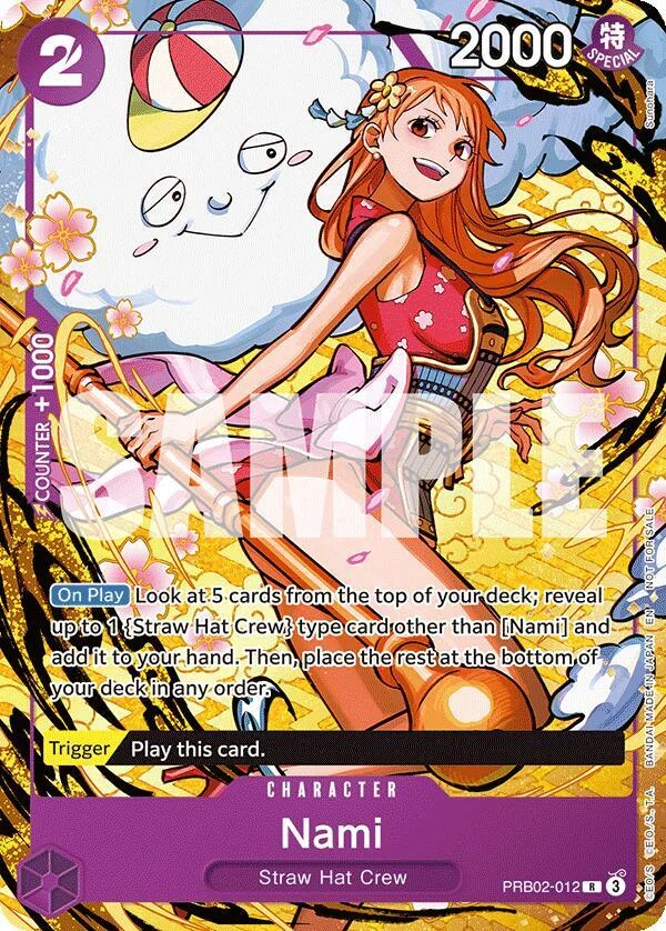 Nami, One Piece Promotion Cards PRB02-012