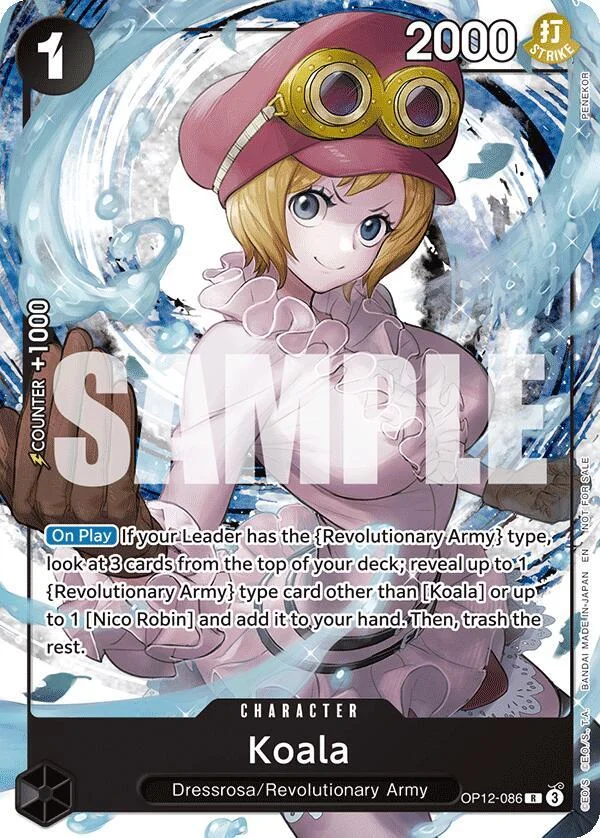 Koala, One Piece Promotion Cards OP12-086