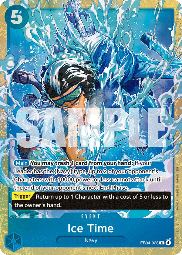 Ice Time, One Piece Promotion Cards EB04-028