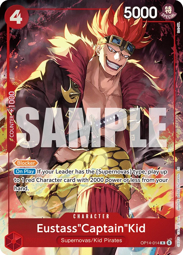 Eustass"Captain"Kid, One Piece Promotion Cards OP14-014