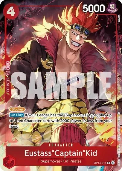 Eustass"Captain"Kid, One Piece Promotion Cards OP14-014