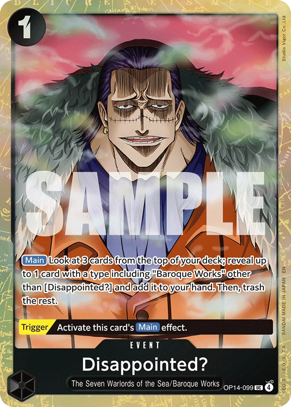 Disappointed?, One Piece Promotion Cards OP14-099