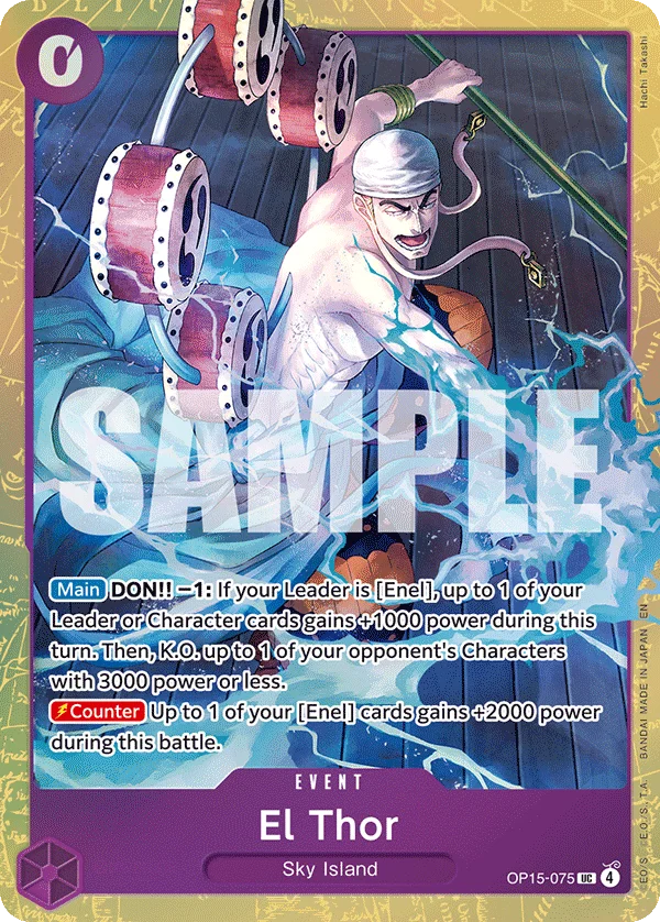 El Thor, One Piece Promotion Cards OP15-075