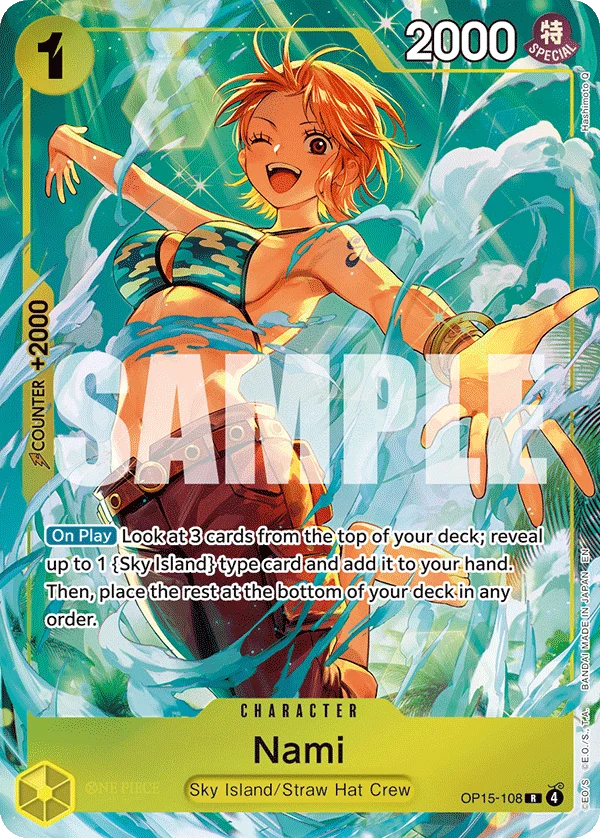Nami, One Piece Promotion Cards OP15-108