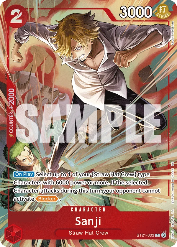 Sanji, One Piece Promotion Cards ST21-003