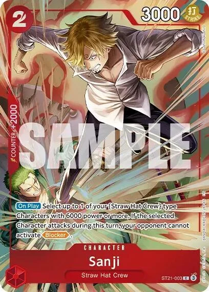 Sanji, One Piece Promotion Cards ST21-003
