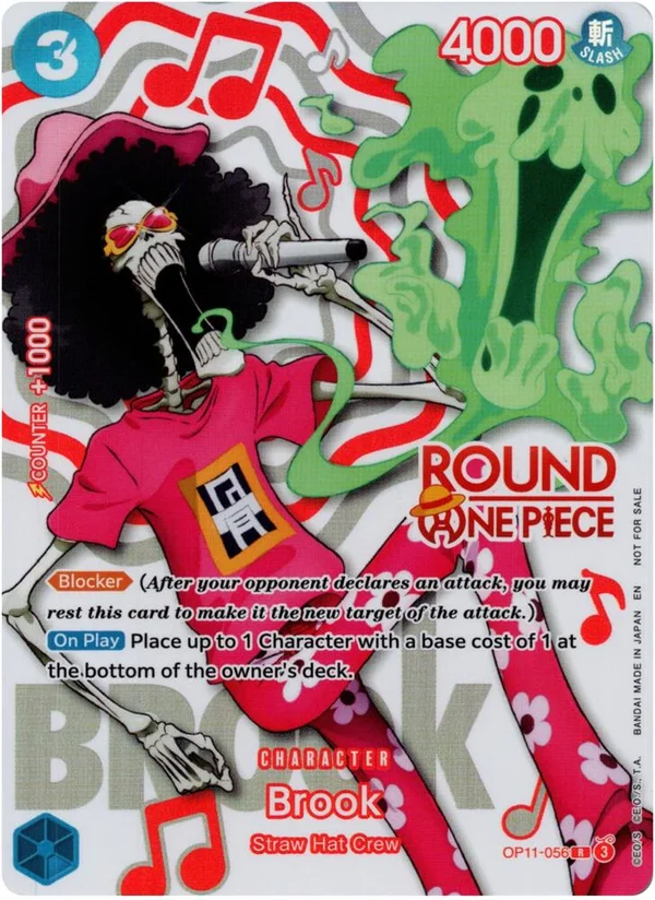 Brook, One Piece Promotion Cards OP11-056