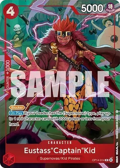 Eustass"Captain"Kid, One Piece Promotion Cards OP14-014