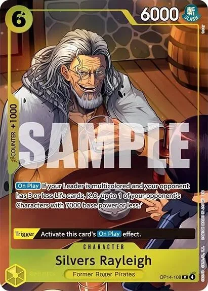 Silvers Rayleigh, One Piece Promotion Cards OP14-108