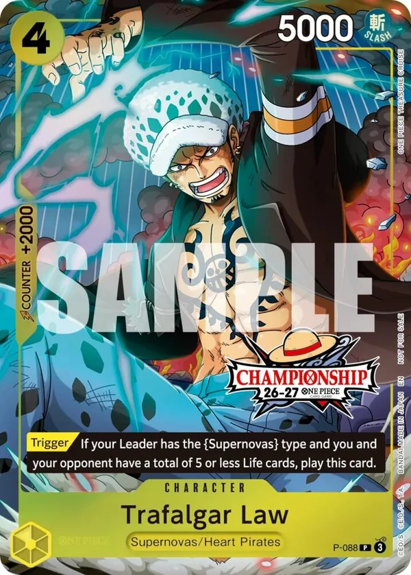 Trafalgar Law, One Piece Promotion Cards P-088