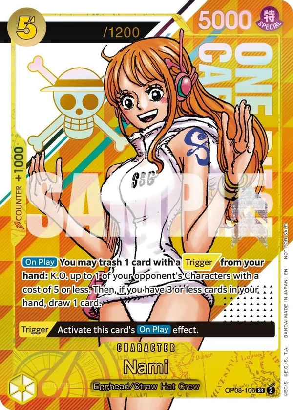 Nami, One Piece Promotion Cards OP08-106