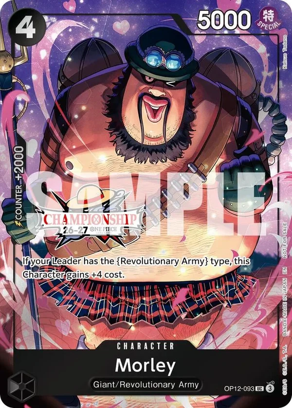 Morley, One Piece Promotion Cards OP12-093