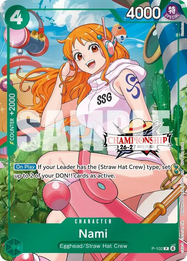 Nami, One Piece Promotion Cards P-102