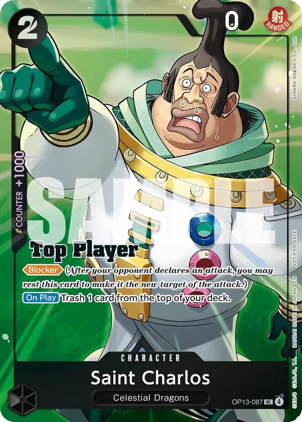 Saint Charlos, One Piece Promotion Cards OP13-087