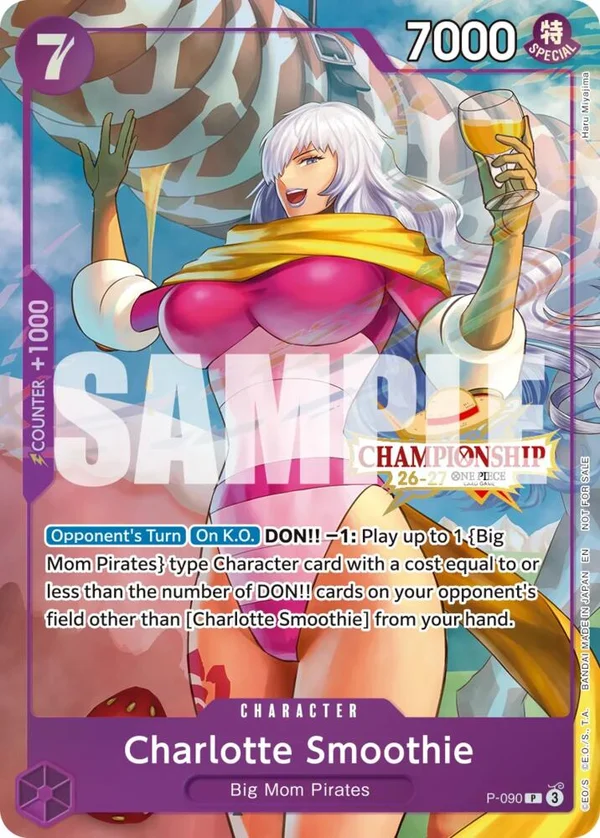 Charlotte Smoothie, One Piece Promotion Cards P-090