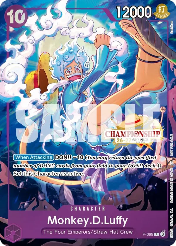 Monkey.D.Luffy, One Piece Promotion Cards P-099