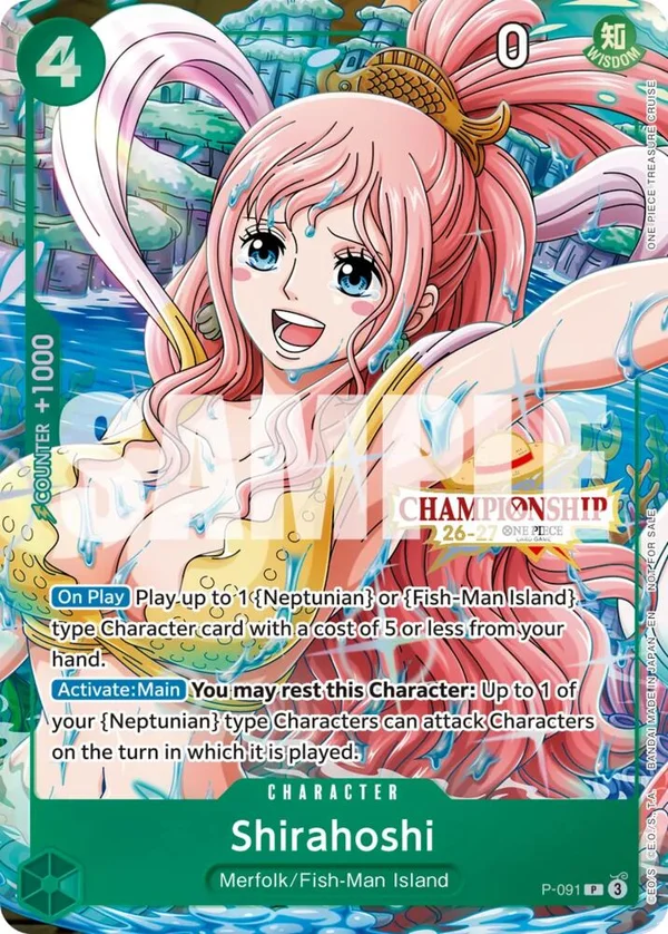 Shirahoshi, One Piece Promotion Cards P-091