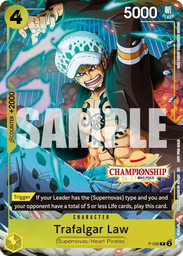 Trafalgar Law, One Piece Promotion Cards P-088