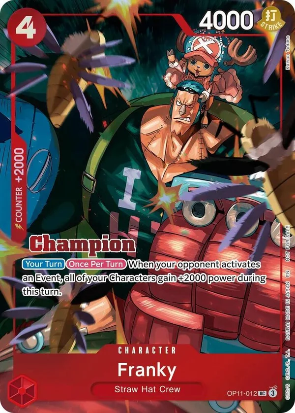 Franky, One Piece Promotion Cards OP11-012