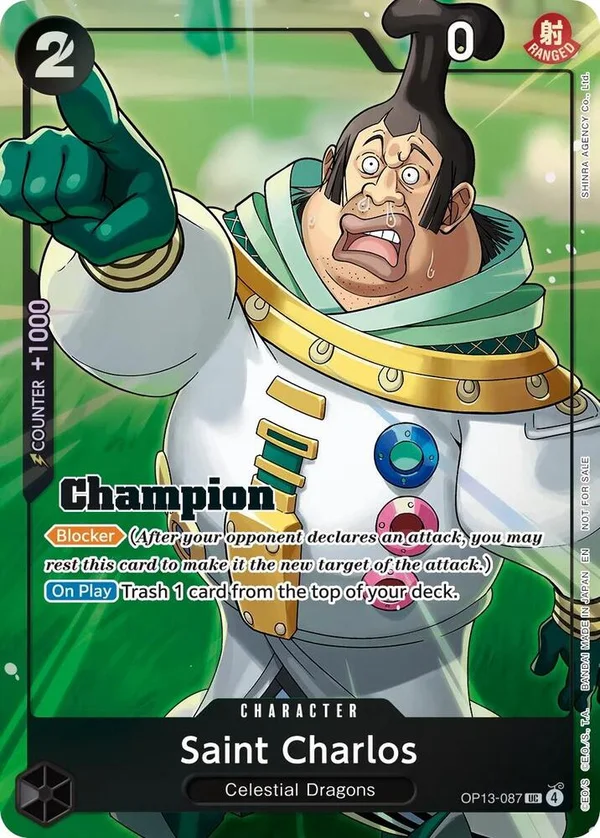 Saint Charlos, One Piece Promotion Cards OP13-087