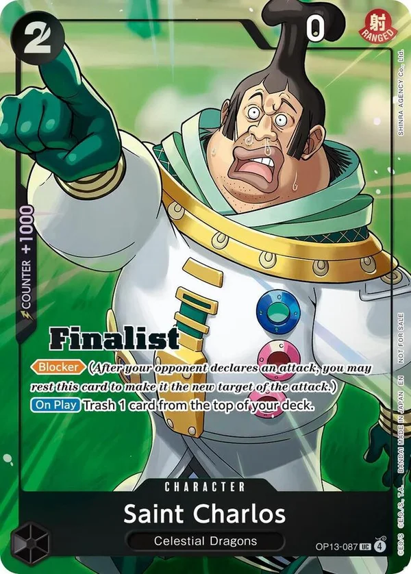 Saint Charlos, One Piece Promotion Cards OP13-087