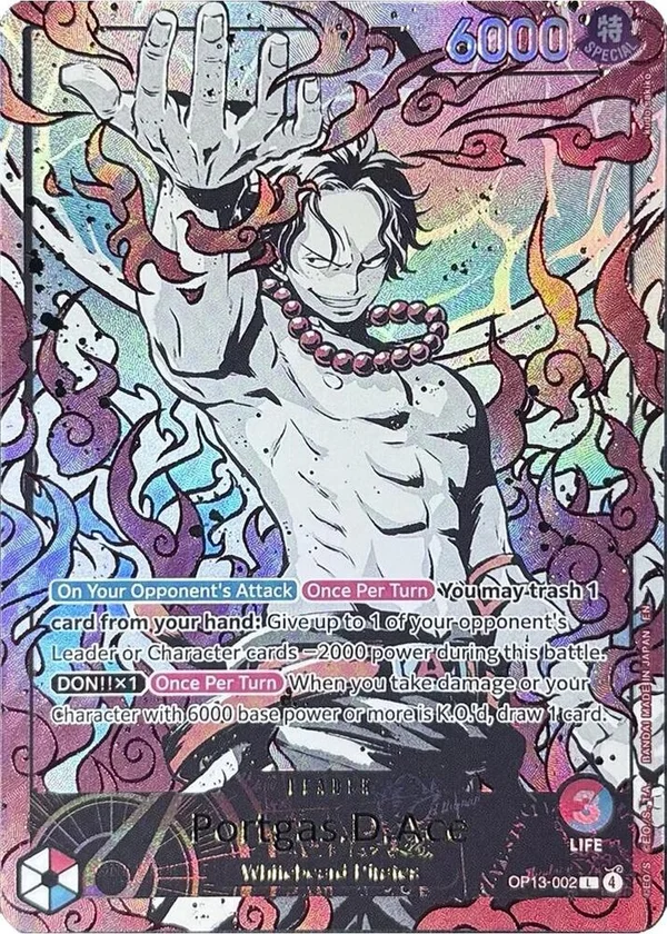 Portgas.D.Ace, One Piece Promotion Cards OP13-002