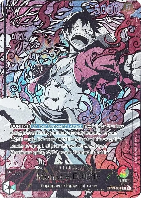 Monkey.D.Luffy, One Piece Promotion Cards OP13-001