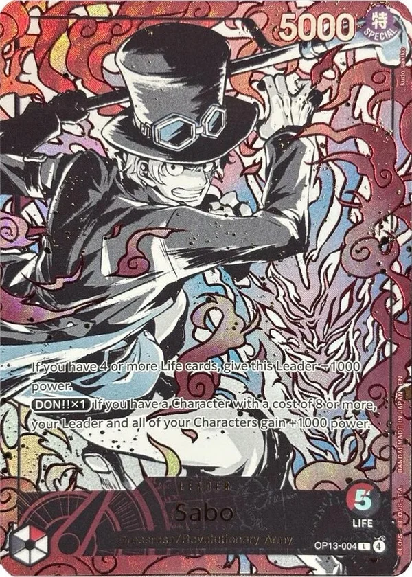 Sabo, One Piece Promotion Cards OP13-004