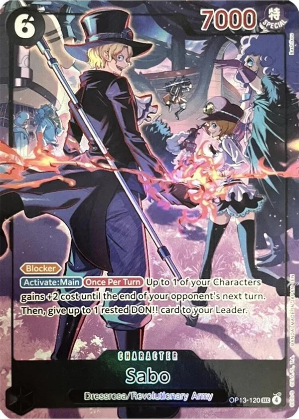Sabo, One Piece Promotion Cards OP13-120
