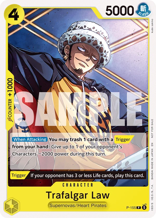 Trafalgar Law, One Piece Promotion Cards P-155