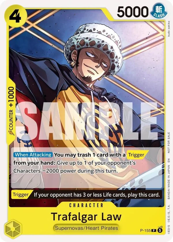 Trafalgar Law, One Piece Promotion Cards P-155