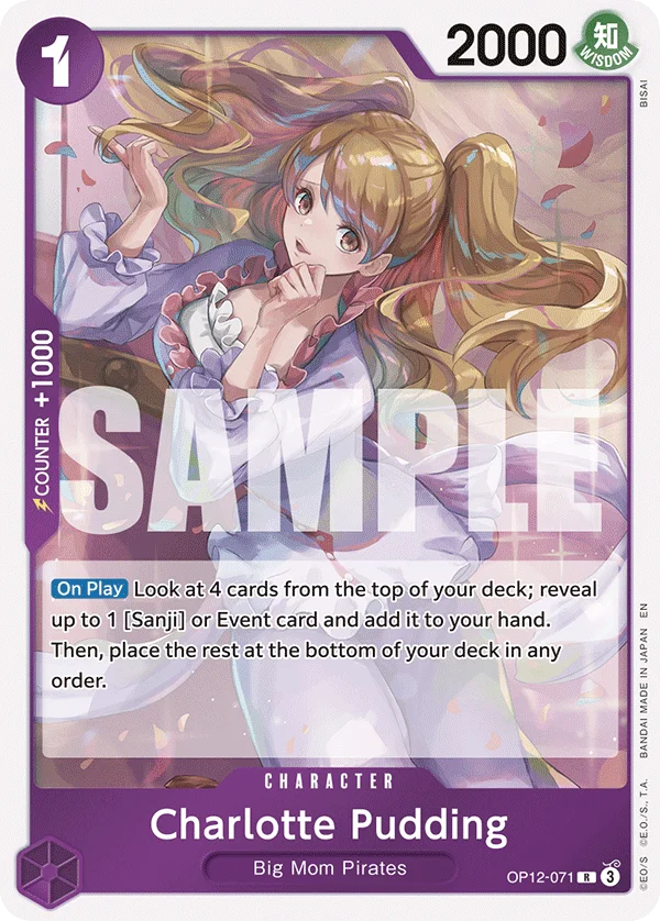 Charlotte Pudding, One Piece Promotion Cards OP12-071