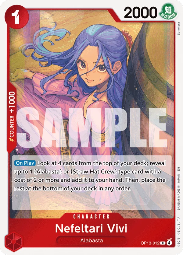 Nefeltari Vivi, One Piece Promotion Cards OP13-012