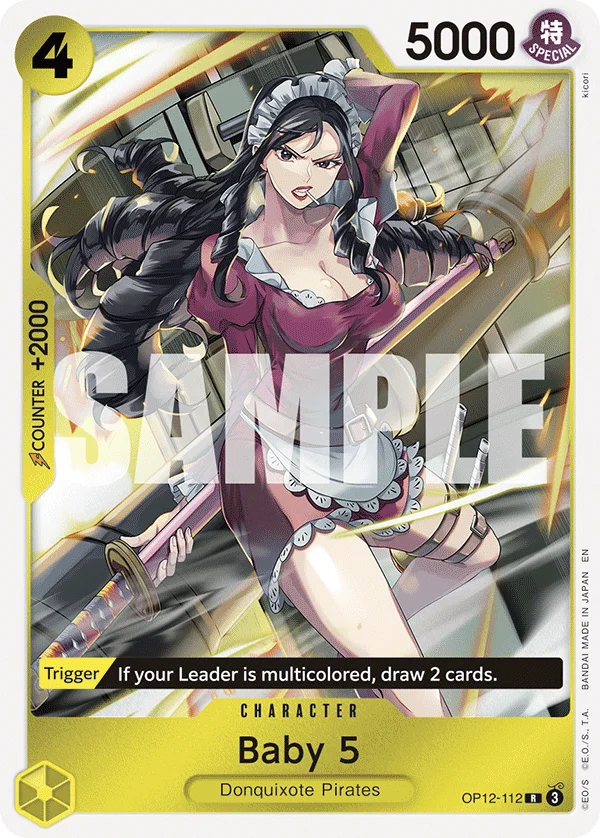 Baby 5, One Piece Promotion Cards OP12-112