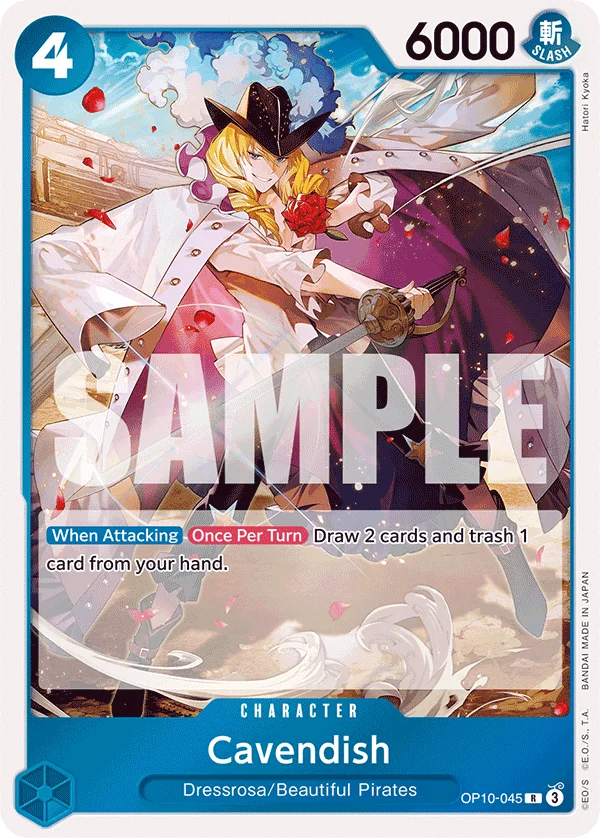 Cavendish, One Piece Promotion Cards OP10-045